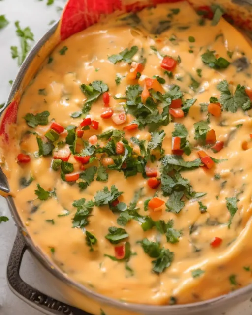 easy homemade queso cilantro jalapenos onion